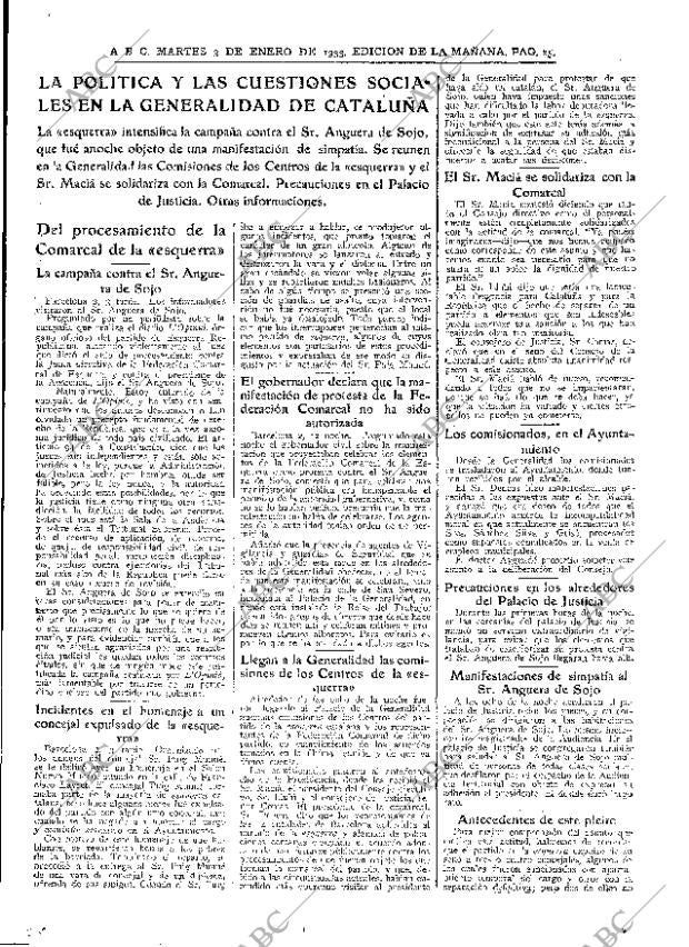 ABC MADRID 03-01-1933 página 25