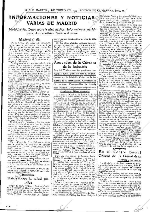 ABC MADRID 03-01-1933 página 33