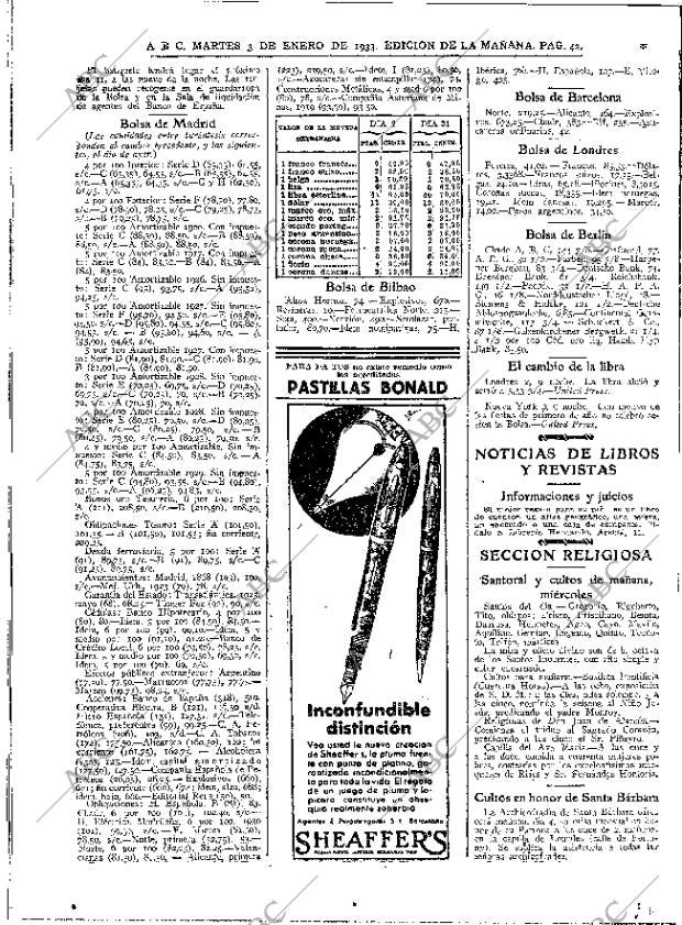 ABC MADRID 03-01-1933 página 42