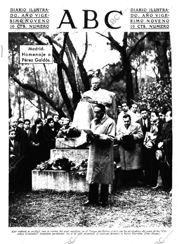 ABC MADRID 05-01-1933 página 1