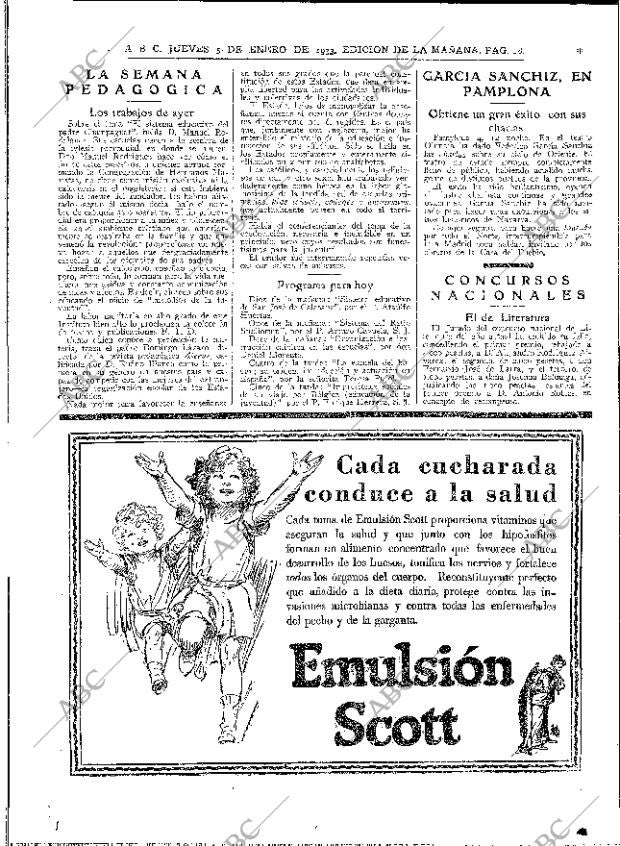 ABC MADRID 05-01-1933 página 18
