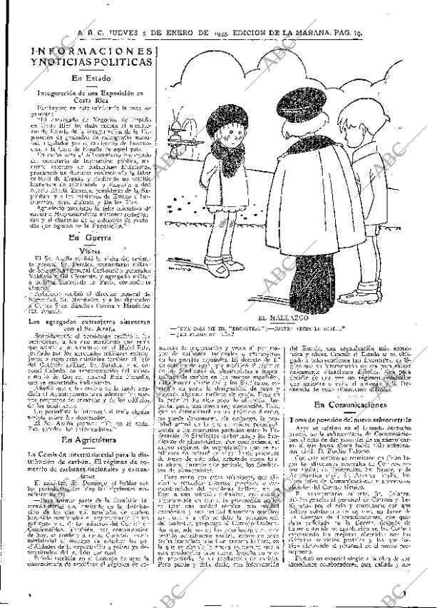 ABC MADRID 05-01-1933 página 19