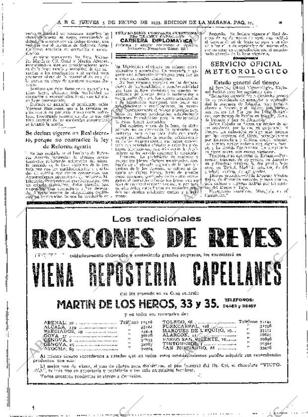 ABC MADRID 05-01-1933 página 22