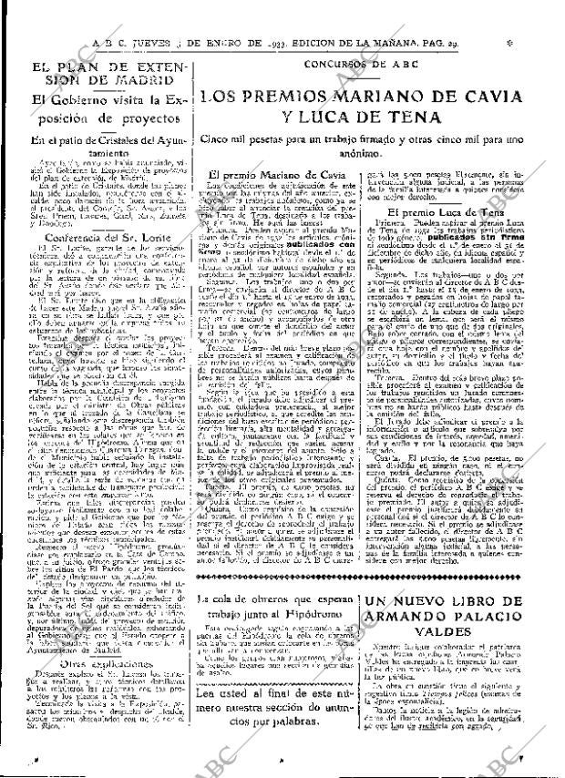 ABC MADRID 05-01-1933 página 29