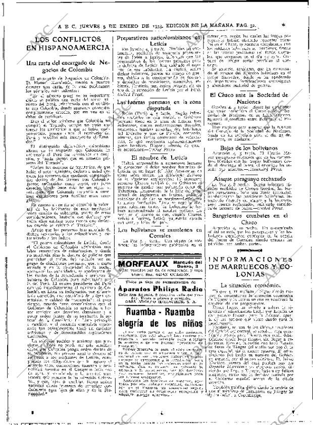 ABC MADRID 05-01-1933 página 32