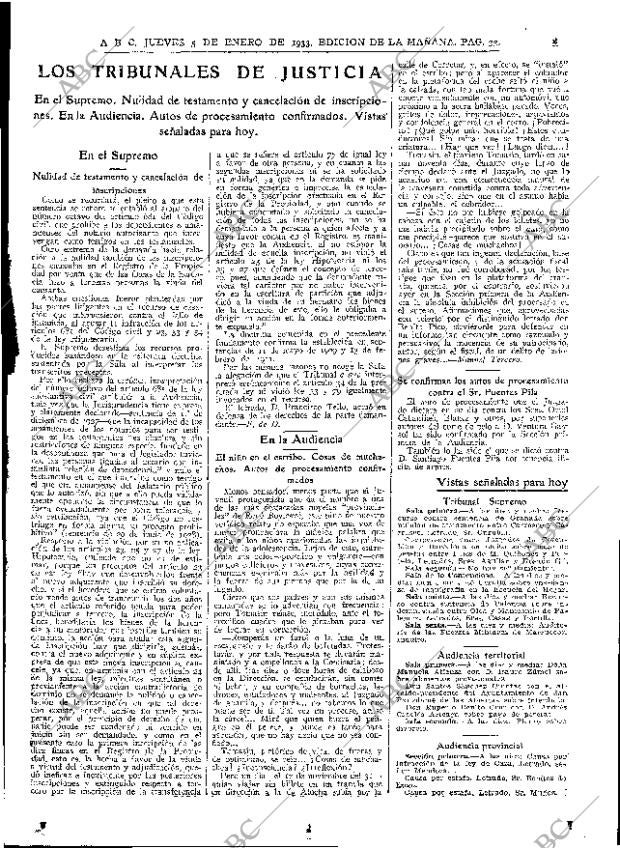ABC MADRID 05-01-1933 página 33
