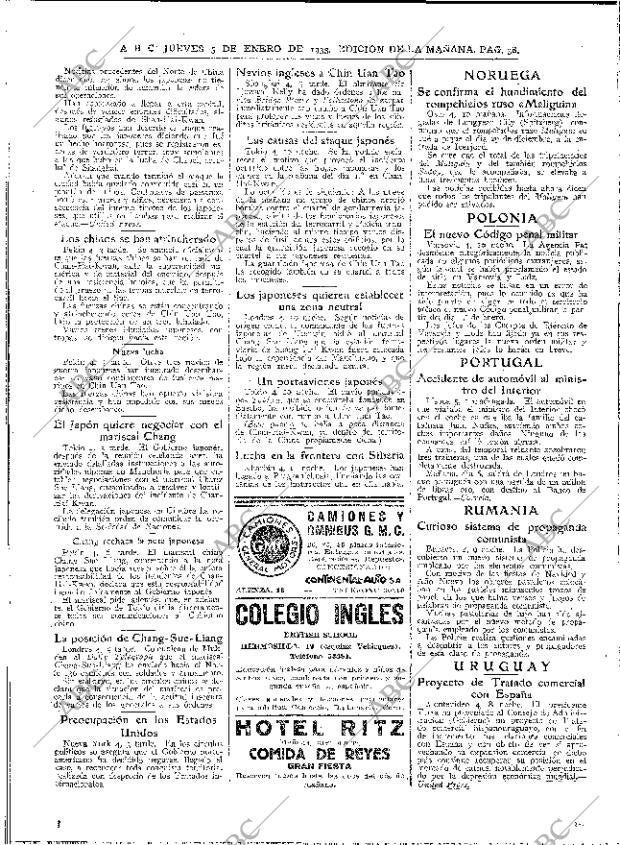 ABC MADRID 05-01-1933 página 38