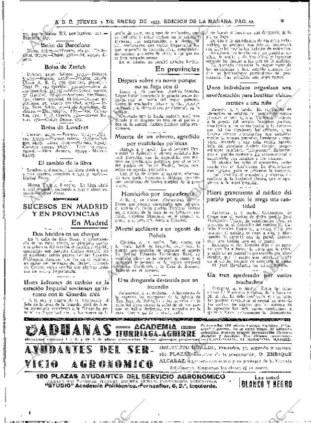 ABC MADRID 05-01-1933 página 42