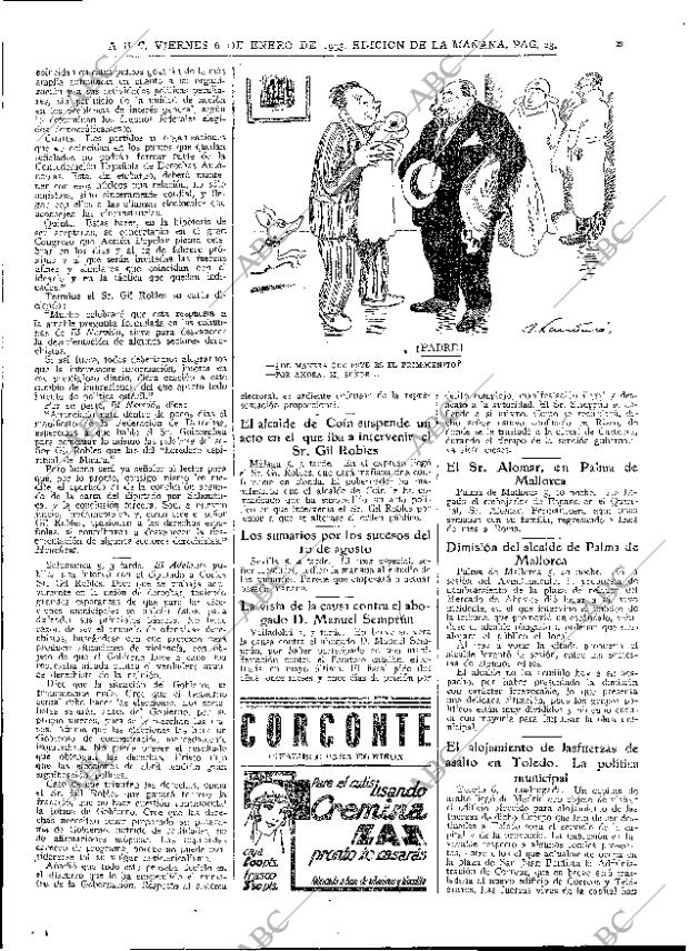 ABC MADRID 06-01-1933 página 23