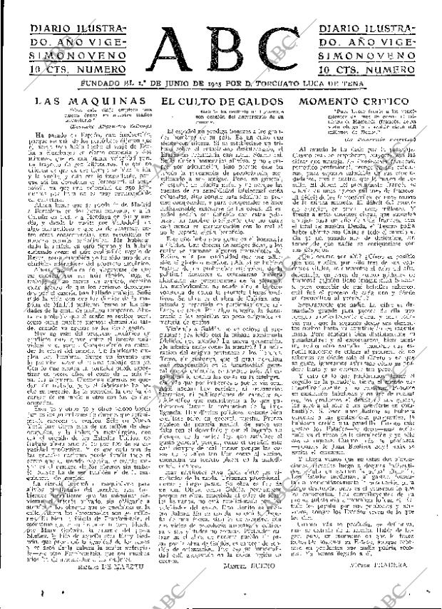 ABC MADRID 06-01-1933 página 3