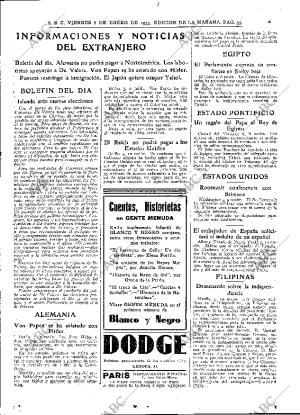 ABC MADRID 06-01-1933 página 33
