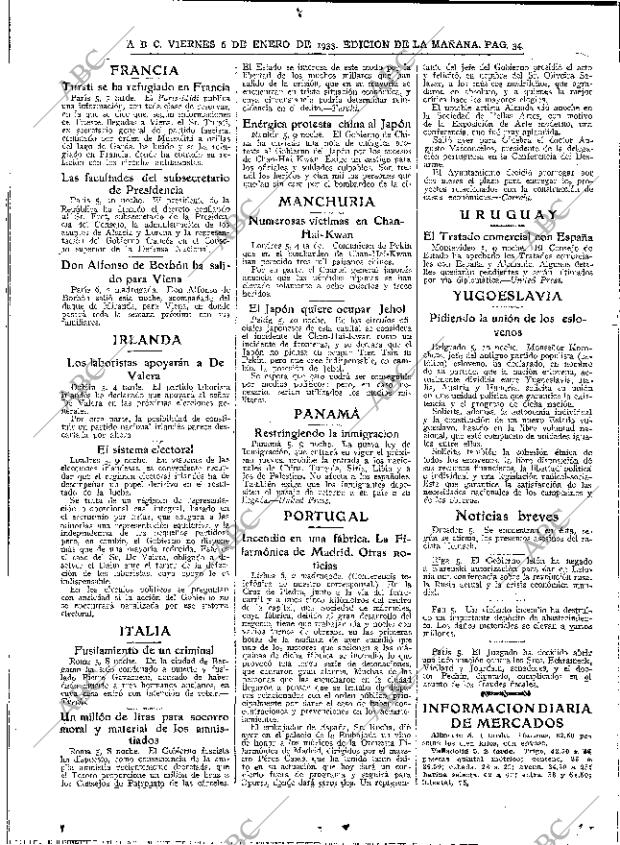 ABC MADRID 06-01-1933 página 34