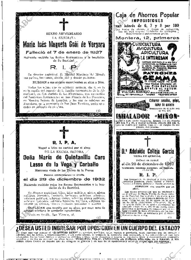 ABC MADRID 06-01-1933 página 46