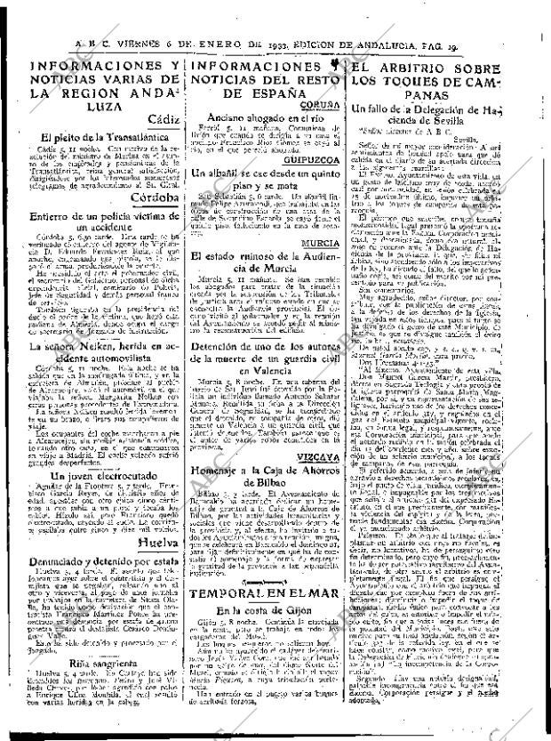 ABC SEVILLA 06-01-1933 página 29