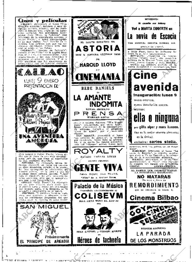 ABC MADRID 07-01-1933 página 14