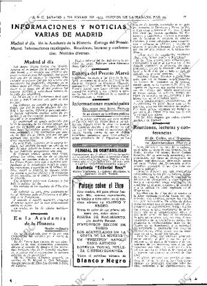 ABC MADRID 07-01-1933 página 33