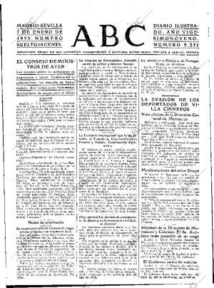 ABC SEVILLA 07-01-1933 página 15