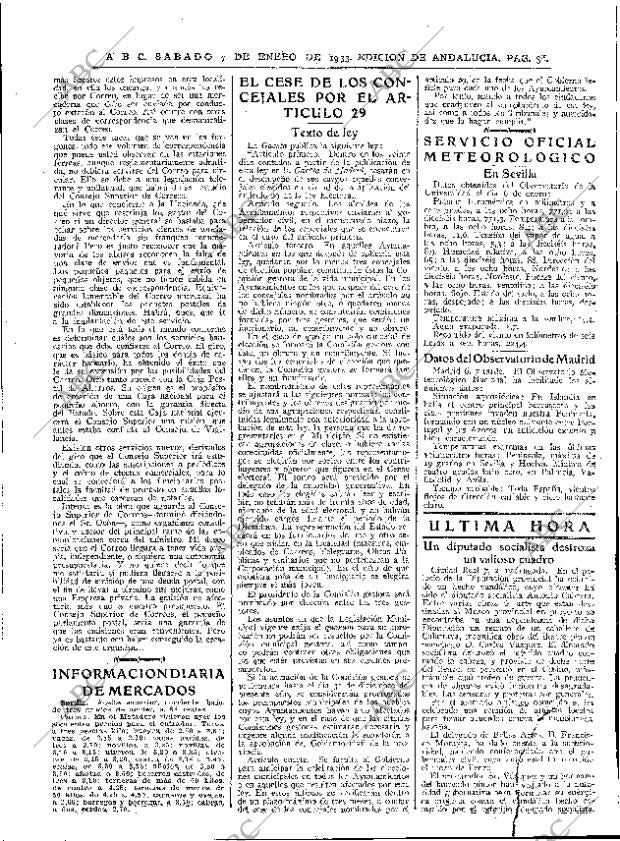ABC SEVILLA 07-01-1933 página 32
