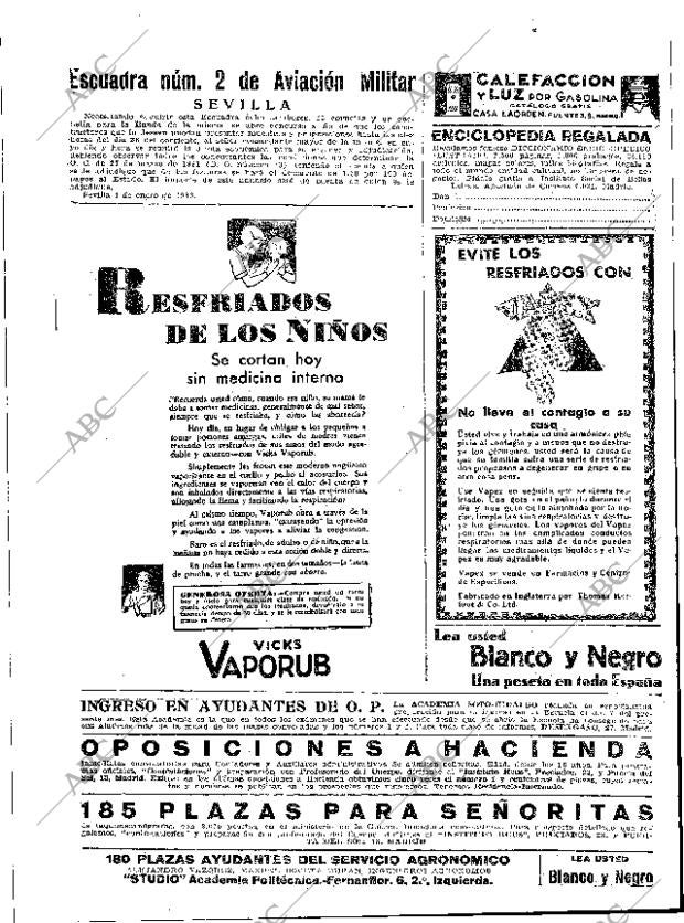 ABC SEVILLA 07-01-1933 página 36