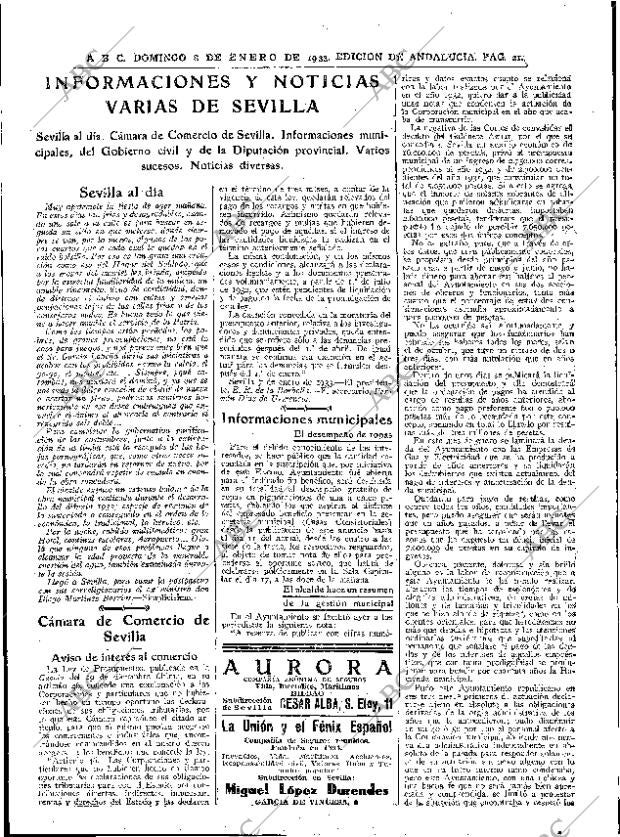 ABC SEVILLA 08-01-1933 página 17