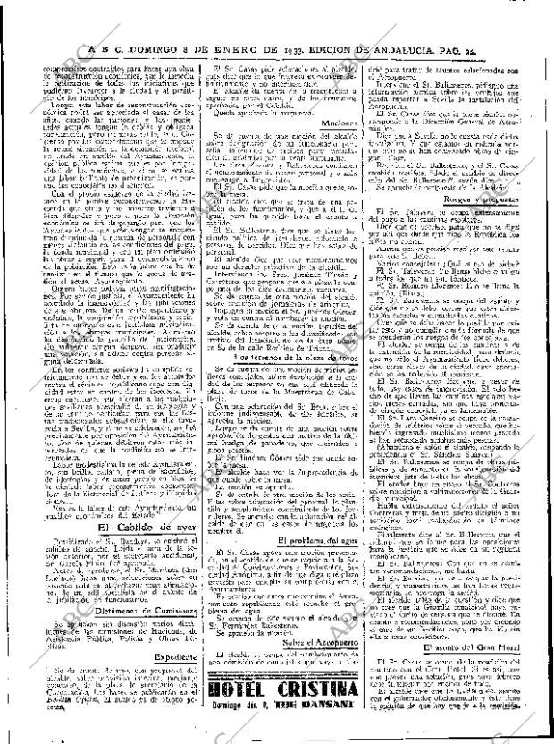 ABC SEVILLA 08-01-1933 página 18