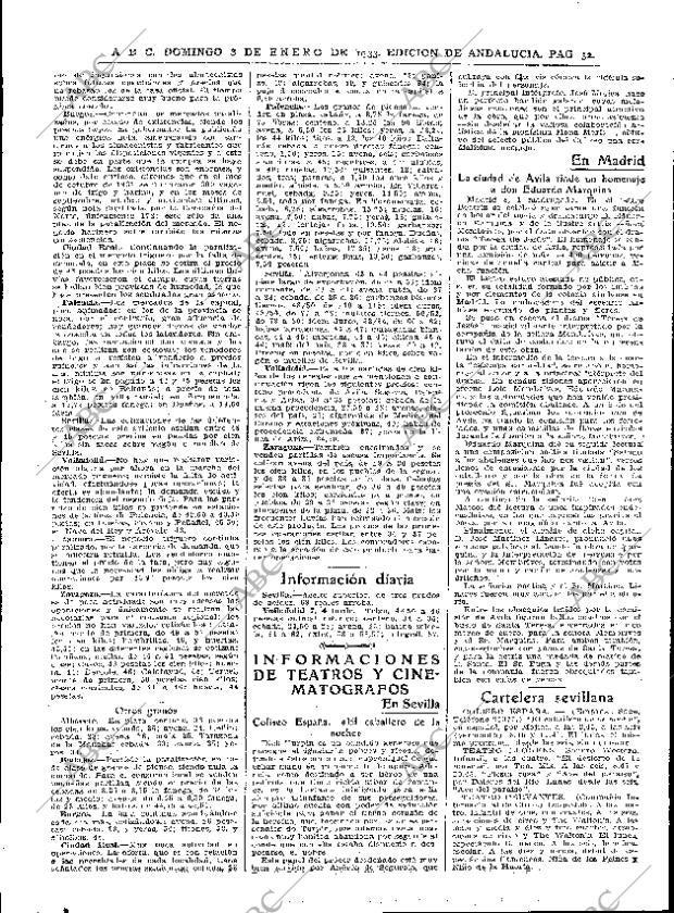 ABC SEVILLA 08-01-1933 página 28