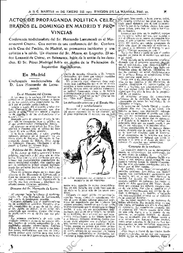 ABC MADRID 10-01-1933 página 37