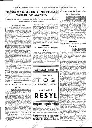 ABC MADRID 10-01-1933 página 41