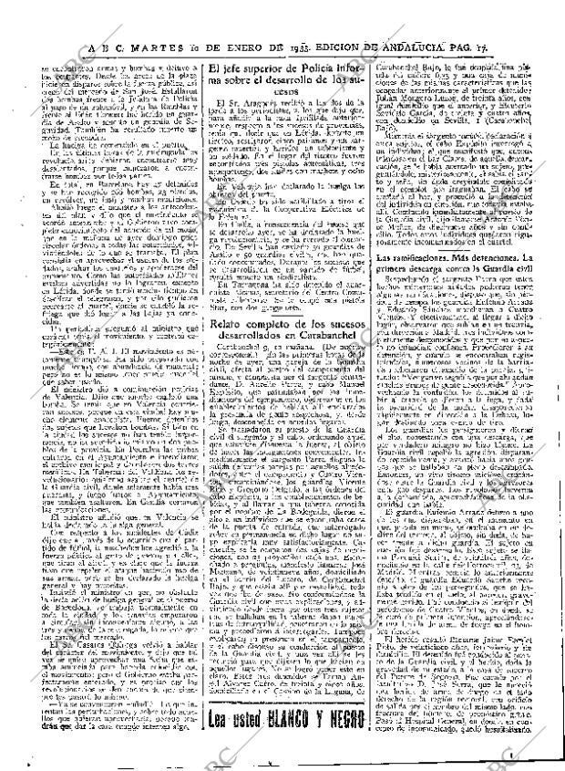 ABC SEVILLA 10-01-1933 página 17