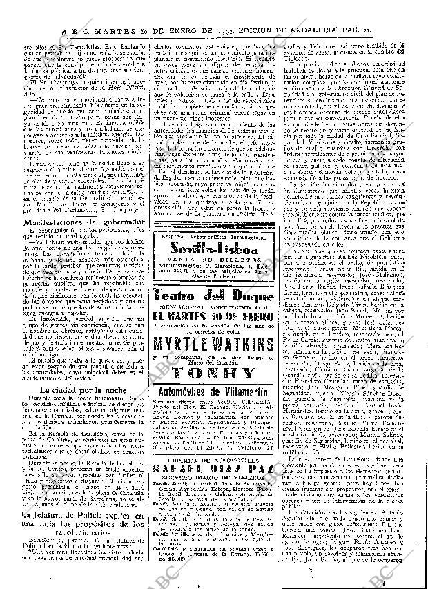 ABC SEVILLA 10-01-1933 página 21
