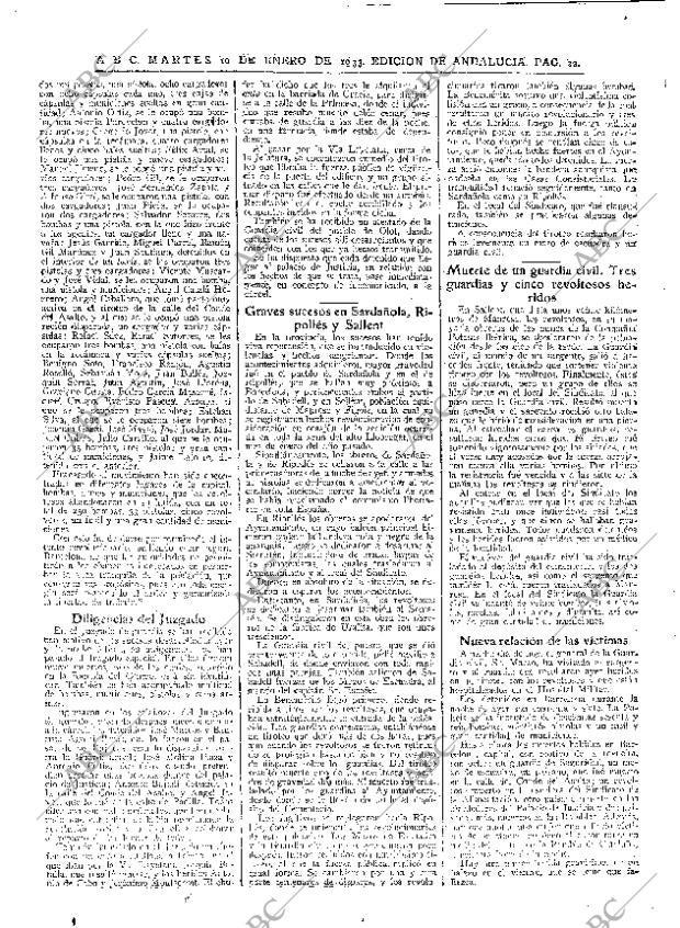 ABC SEVILLA 10-01-1933 página 22