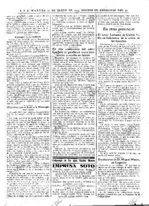 ABC SEVILLA 10-01-1933 página 31