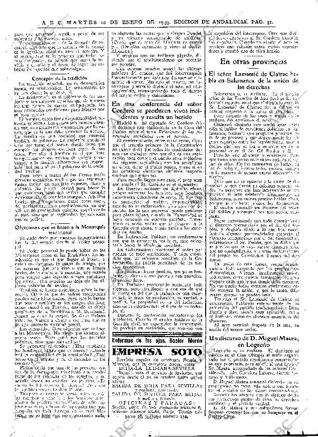 ABC SEVILLA 10-01-1933 página 31