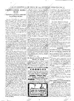 ABC SEVILLA 10-01-1933 página 40