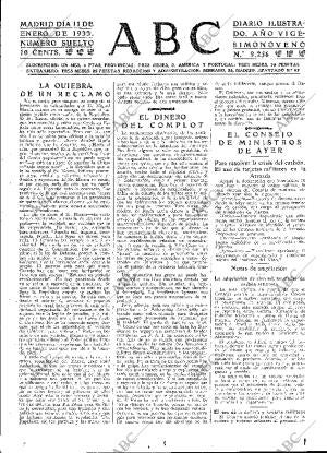 ABC MADRID 11-01-1933 página 15