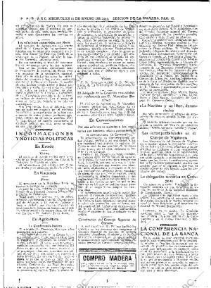 ABC MADRID 11-01-1933 página 16