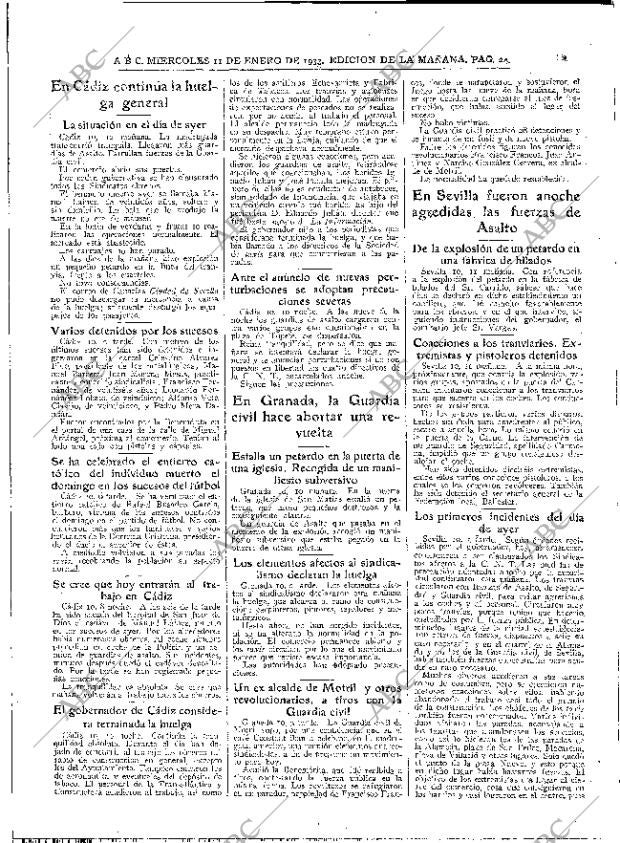 ABC MADRID 11-01-1933 página 24