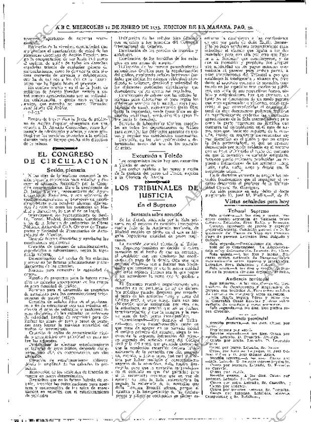 ABC MADRID 11-01-1933 página 30