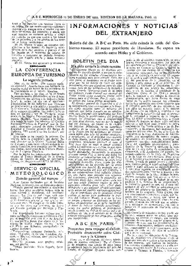 ABC MADRID 11-01-1933 página 37