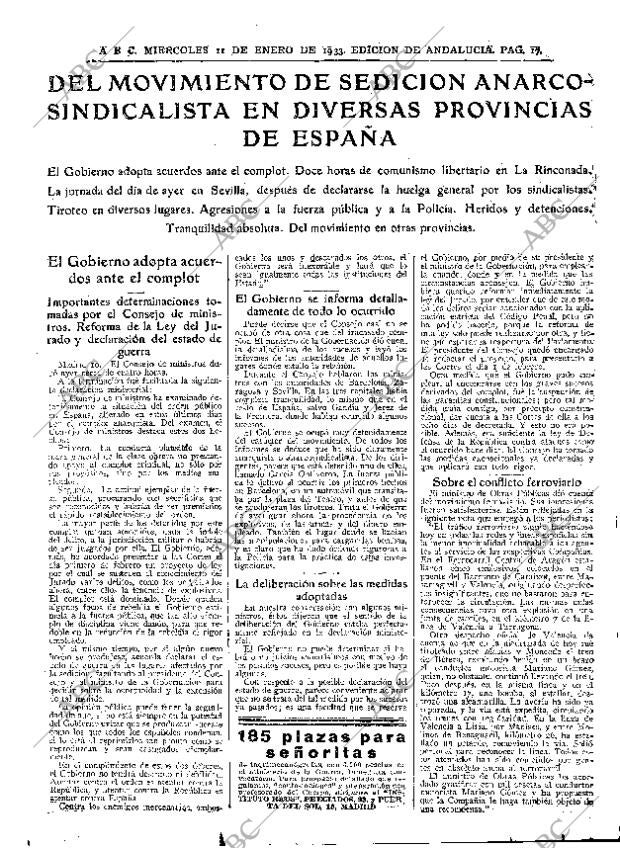 ABC SEVILLA 11-01-1933 página 17