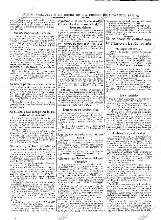 ABC SEVILLA 11-01-1933 página 20