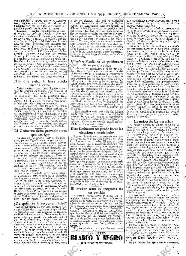 ABC SEVILLA 11-01-1933 página 32