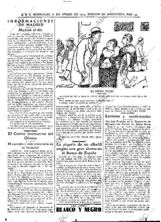 ABC SEVILLA 11-01-1933 página 33