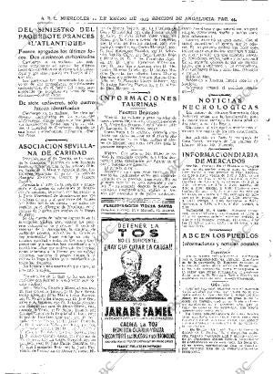 ABC SEVILLA 11-01-1933 página 44