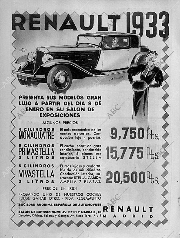 ABC MADRID 15-01-1933 página 22