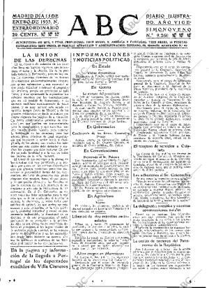 ABC MADRID 15-01-1933 página 25