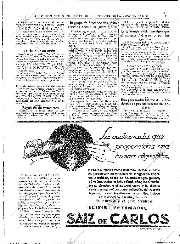ABC MADRID 15-01-1933 página 34