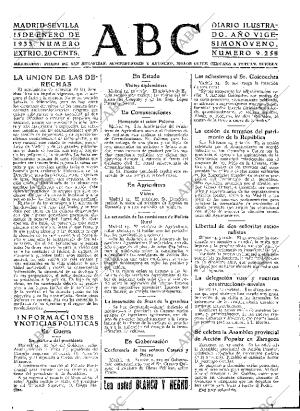 ABC SEVILLA 15-01-1933 página 15