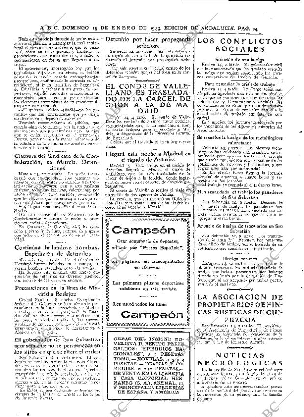 ABC SEVILLA 15-01-1933 página 24