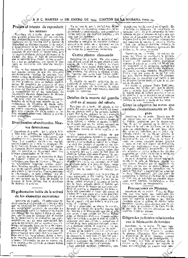 ABC MADRID 17-01-1933 página 23